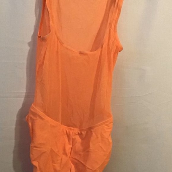 Anne Cole Collection Shear Neon Orange Size 12 - Picture 5 of 5
